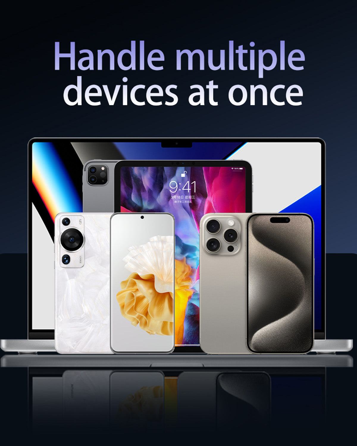 2-in-1 Stand Charging Cable 240W (1.5m/5ft)