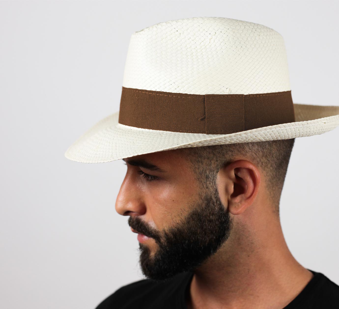 Classic | 5mm Wide Handmade Straw Hat - Natural