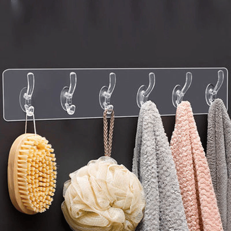 Multifunctional Transparent 6 Hooks ⚡BUY 2 GET EXTRA 49% OFF