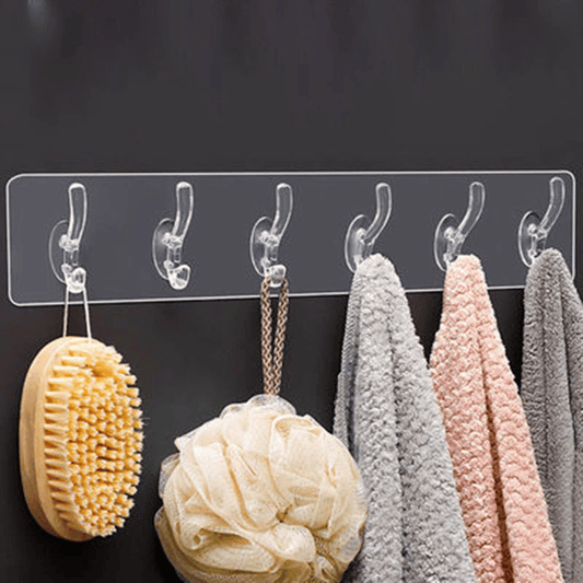 Multifunctional Transparent 6 Hooks ⚡BUY 2 GET EXTRA 49% OFF
