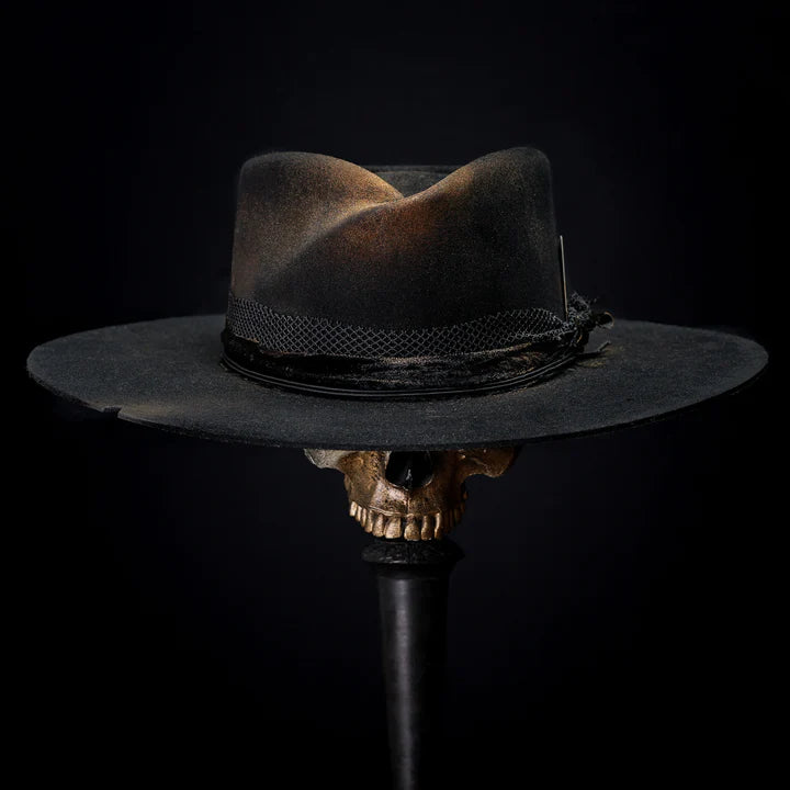 Heavy Metal Custom Cowboy Hat - Black