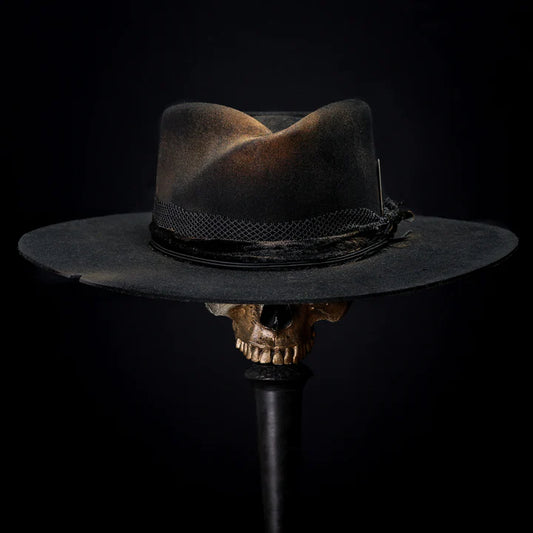 Heavy Metal Custom Cowboy Hat - Black