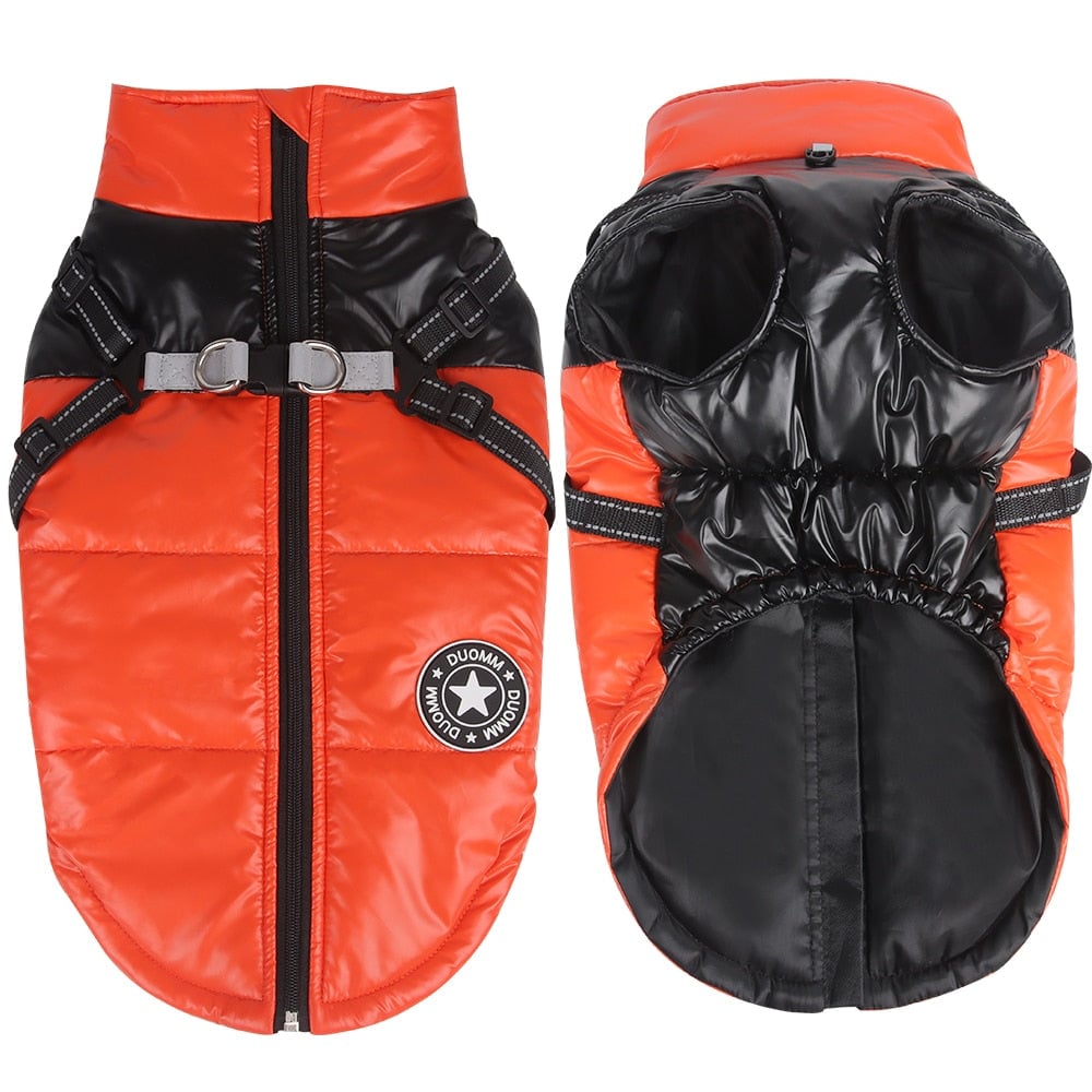 49% OFF🔥Upgraded Dog's Waterproof Winter Jacket with Integrated Harness