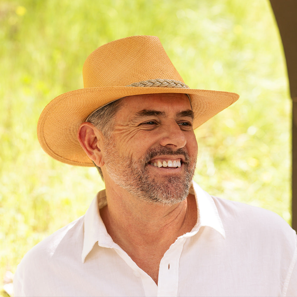Taos | Handmade Panama Outback Hat - Nartural