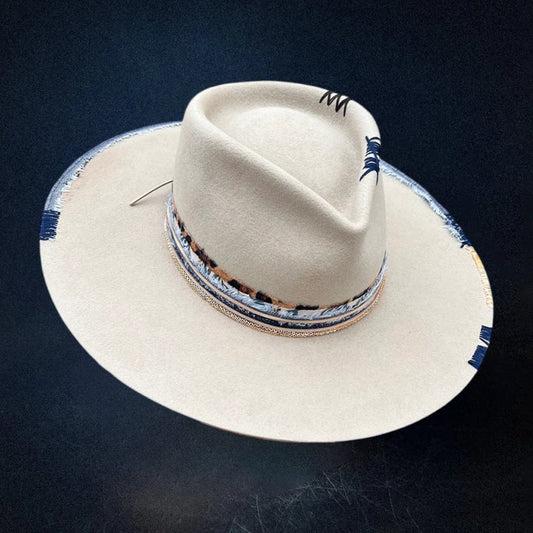 Cloud Fedora Hat - White