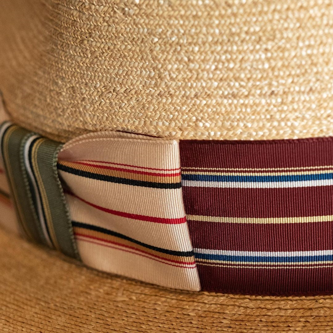 Ribbons Series | Natural Panama Hat - Natural
